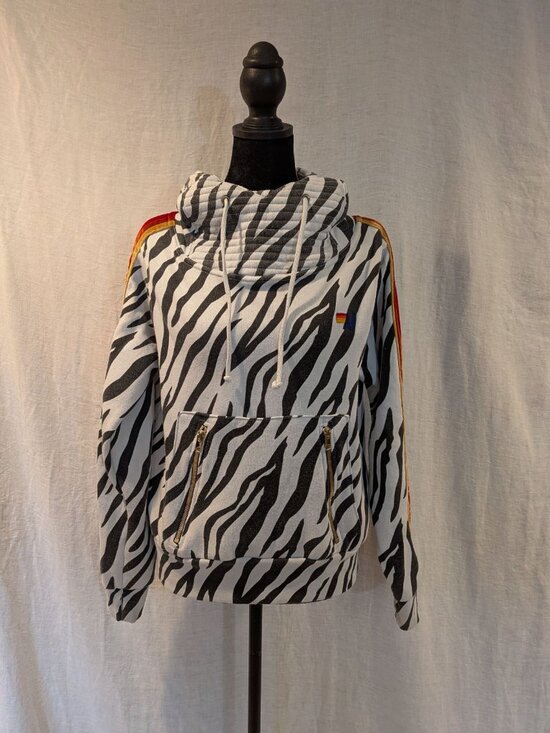 Aviator Nation Tops - Aviator Nation Ninja Zebra pullover hoodie size XS